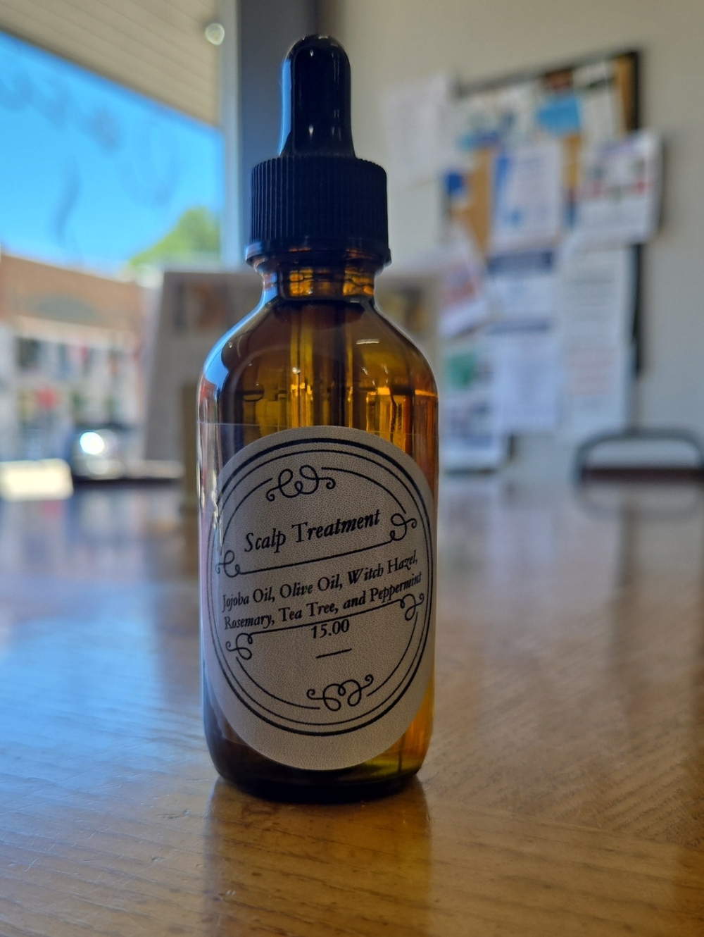 Scalp Treatment Dropper Bottle - Amber Glass